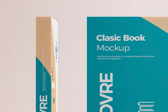Book Hard Cover Mockup 8 in Print Mockups - product preview 2