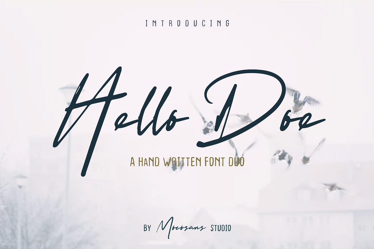 Hello Doe - Handwritten Font Duo in Script Fonts - product preview 8