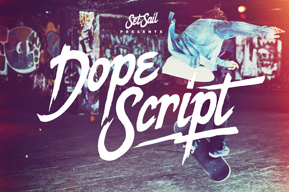 Dope Script in Graffiti Fonts - product preview 4