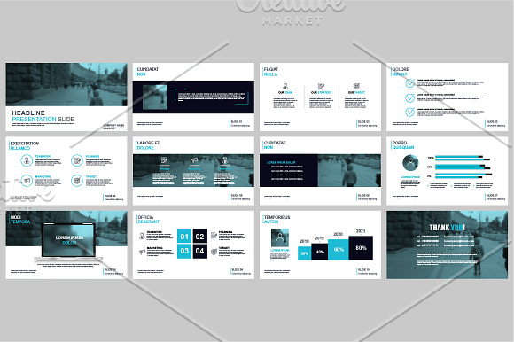 Powerpoint Mega Bundle in Presentation Templates - product preview 14