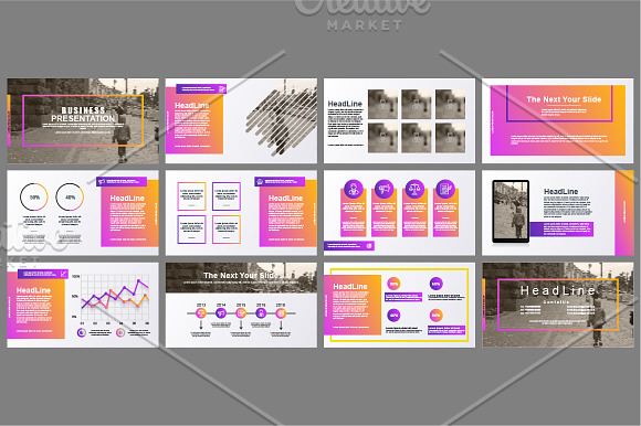 Powerpoint Mega Bundle in Presentation Templates - product preview 22