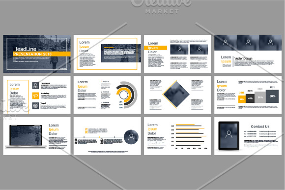 Powerpoint Mega Bundle in Presentation Templates - product preview 29