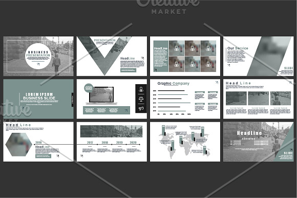 Powerpoint Mega Bundle in Presentation Templates - product preview 45