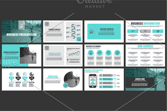 Powerpoint Mega Bundle in Presentation Templates - product preview 57