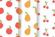 Seamless pattern with Fruits
