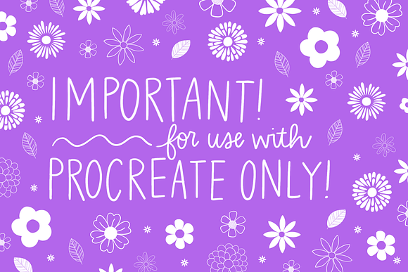 Procreate Stamp Flowers Set in Add-Ons - product preview 1