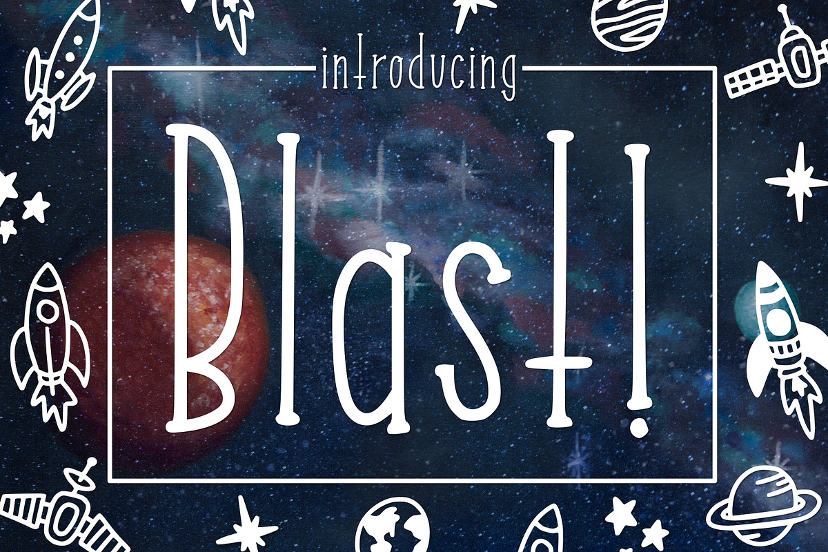 Blast  in Display Fonts - product preview 8
