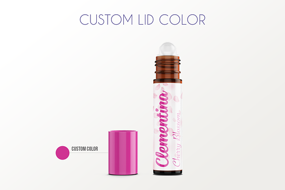 Roll-on Bottle Mockup v. 10ml-B in Product Mockups - product preview 4