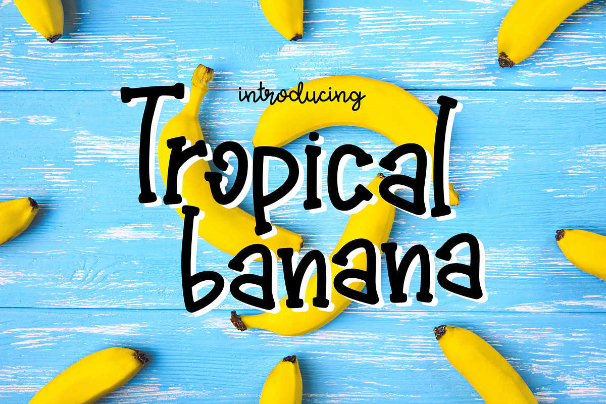 Tropical Banana in Display Fonts - product preview 8