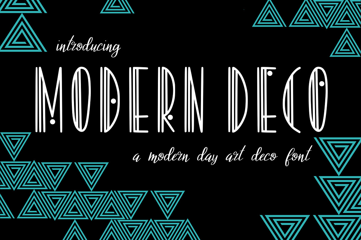 Modern Deco in Display Fonts - product preview 8