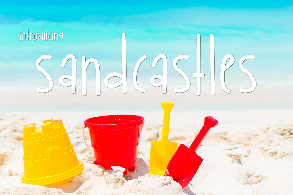 Sandcastles in Display Fonts - product preview 8