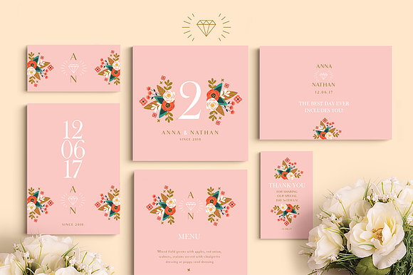 Wedding Collection: 7 sets-49 files in Wedding Templates - product preview 36