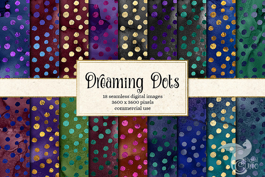 Dreaming Dots Seamless Patterns in Patterns - product preview 8