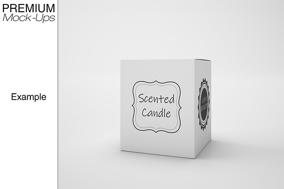 Candle, Cosmetics & Gift Boxes Set in Product Mockups - product preview 5