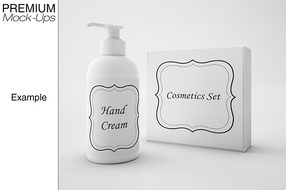 Candle, Cosmetics & Gift Boxes Set in Product Mockups - product preview 6