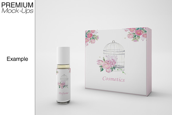 Candle, Cosmetics & Gift Boxes Set in Product Mockups - product preview 16