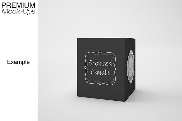 Candle, Cosmetics & Gift Boxes Set in Product Mockups - product preview 17