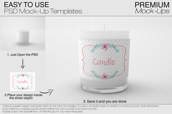 Candle, Cosmetics & Gift Boxes Set in Product Mockups - product preview 21