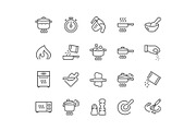 Line Cooking Icons