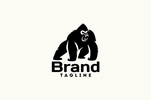 Gorilla Logo Design. 