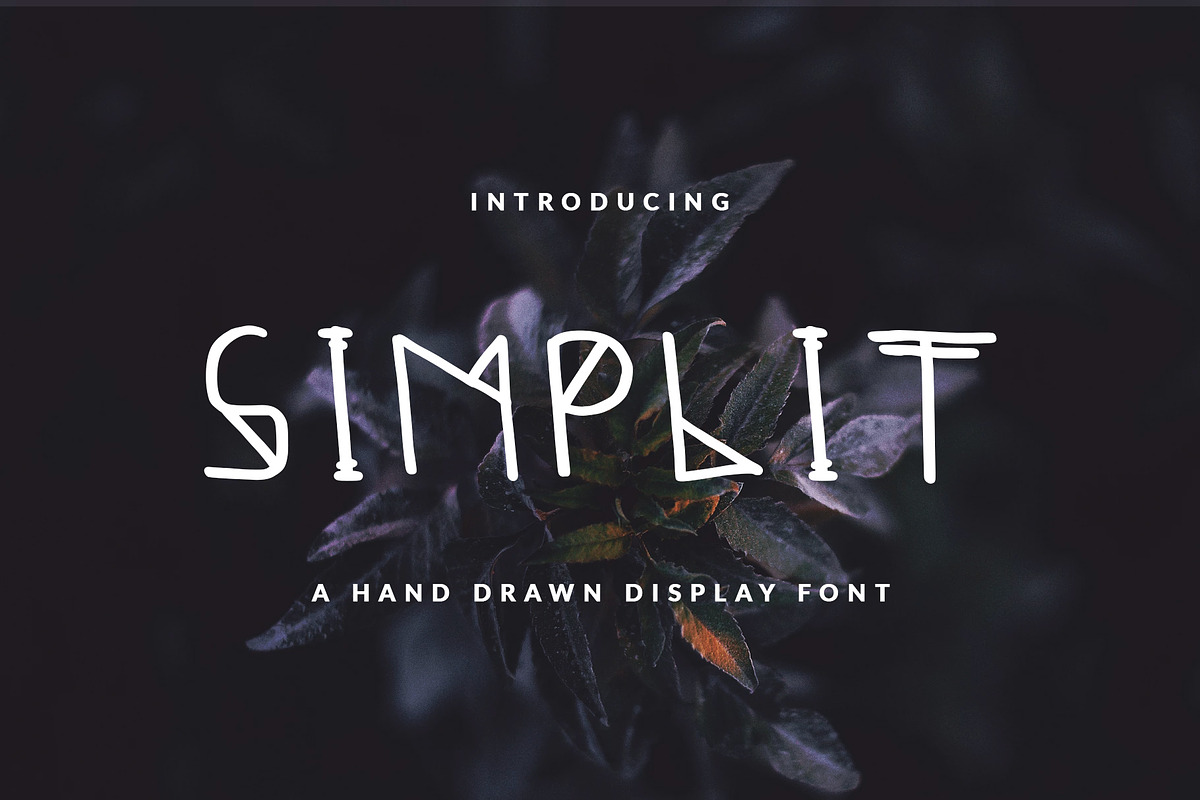 Simplicitic Font For Header in Display Fonts - product preview 8
