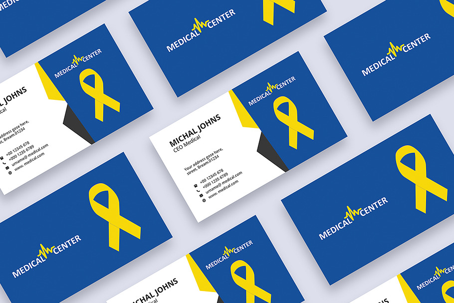 Medical Business Card in Business Card Templates - product preview 8