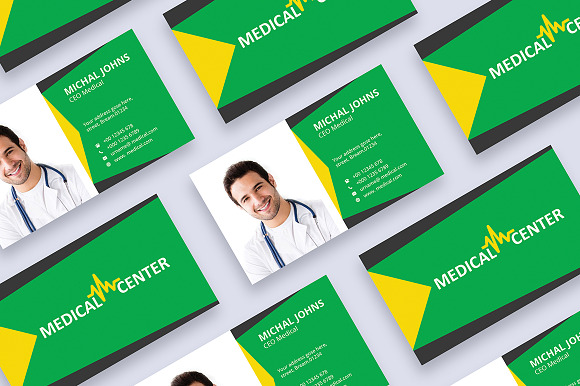 Medical Business Card in Business Card Templates - product preview 1