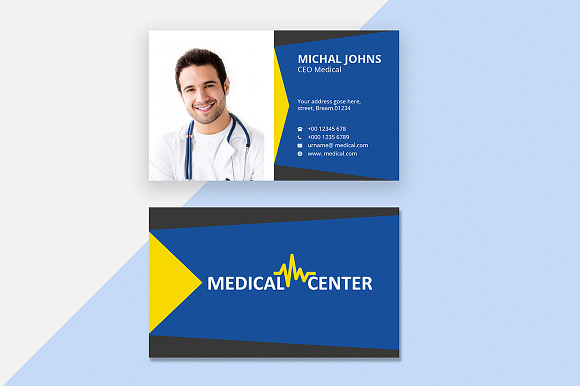 Medical Business Card in Business Card Templates - product preview 4