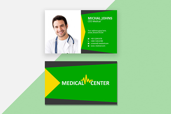 Medical Business Card in Business Card Templates - product preview 5
