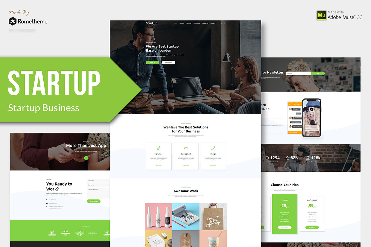 Startup - Startup Muse Template in Website Templates - product preview 8