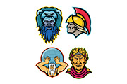 Roman and Greek Heroes Mascot Collec