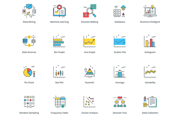 73 Data Analytics Modern Icons in Server Icons - product preview 2