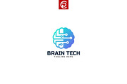 Digital Brain Technology Logo