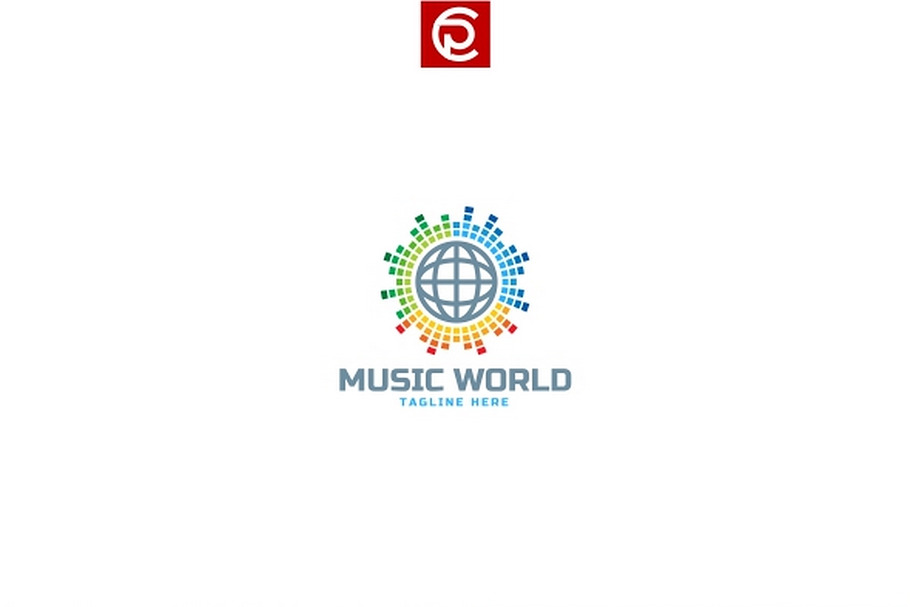 Music World Logo in Logo Templates - product preview 8