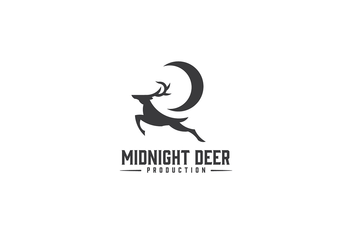 Midnight Deer Logo in Logo Templates - product preview 8