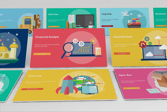 Visual Business PowerPoint Set 2 in PowerPoint Templates - product preview 2