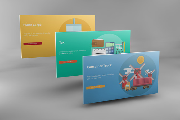 Visual Business PowerPoint Set 2 in PowerPoint Templates - product preview 9