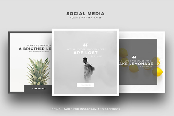 Ultimate Social Media Bundle in Instagram Templates - product preview 4