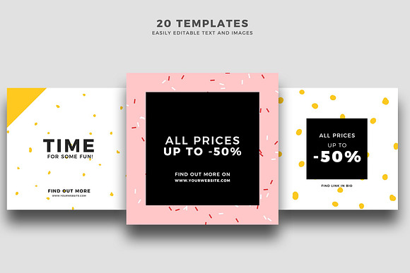 Ultimate Social Media Bundle in Instagram Templates - product preview 10