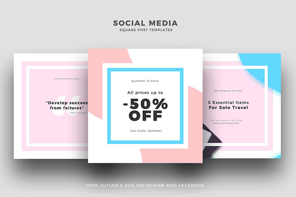 Ultimate Social Media Bundle in Instagram Templates - product preview 12