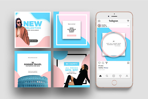 Ultimate Social Media Bundle in Instagram Templates - product preview 13