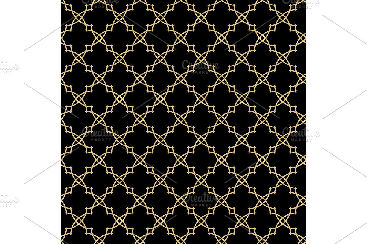 Seamless Vector Pattern in Arabian Style in Patterns - product preview 8
