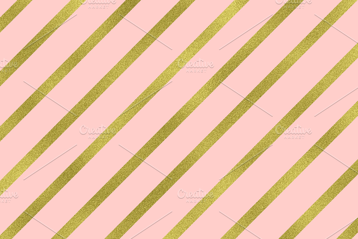 Pink Gold Digital Paper in Patterns - product preview 8