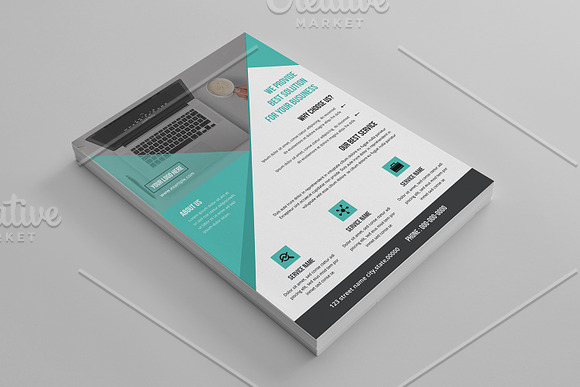 Corporate Flyer Template - V808 in Flyer Templates - product preview 2