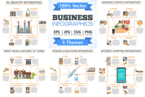 Business Infographics Themes