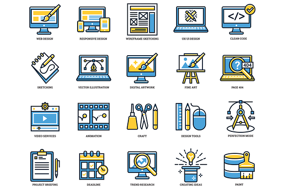 74 Design Icons in Graphics - product preview 2