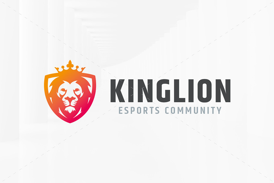 King Lion Logo Template in Logo Templates - product preview 8