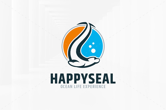 Happy Seal Logo Template in Logo Templates - product preview 2