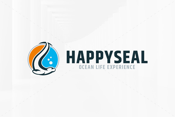 Happy Seal Logo Template in Logo Templates - product preview 3