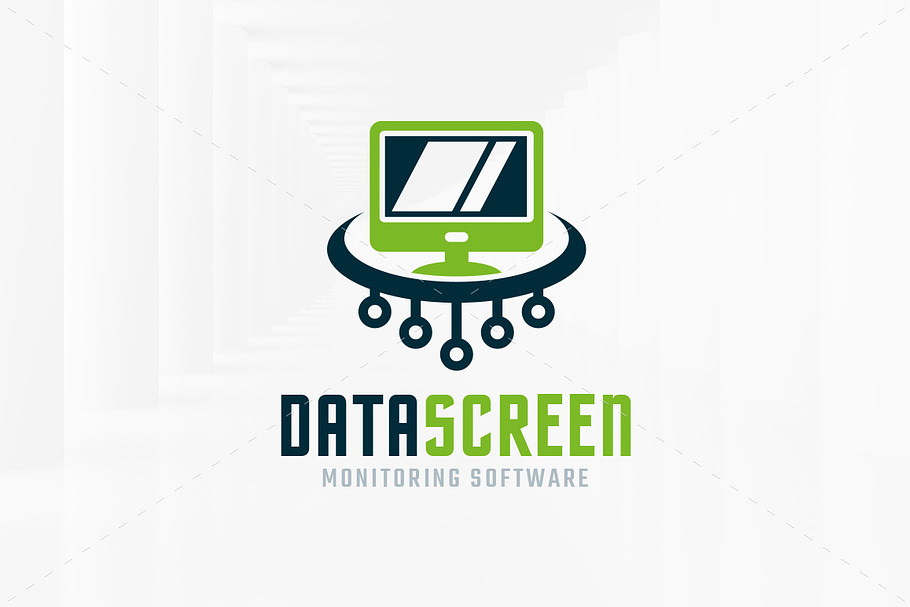 Data Screen Logo Template in Logo Templates - product preview 8
